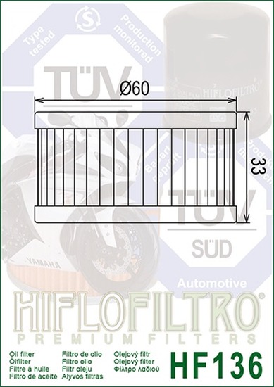 Hiflo Ölfilter HF136