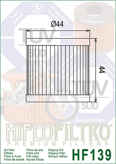 Hiflo Ölfilter HF139