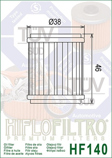 Hiflo Ölfilter HF140