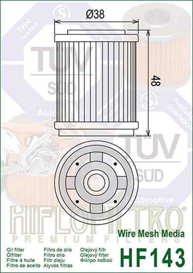 Hiflo Ölfilter HF143