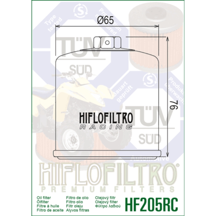 Hiflo Ölfilter HF205RC