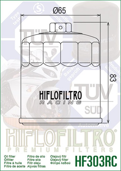 Hiflo Ölfilter HF303RC Racing