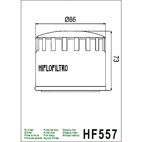 Hiflo Ölfilter HF557