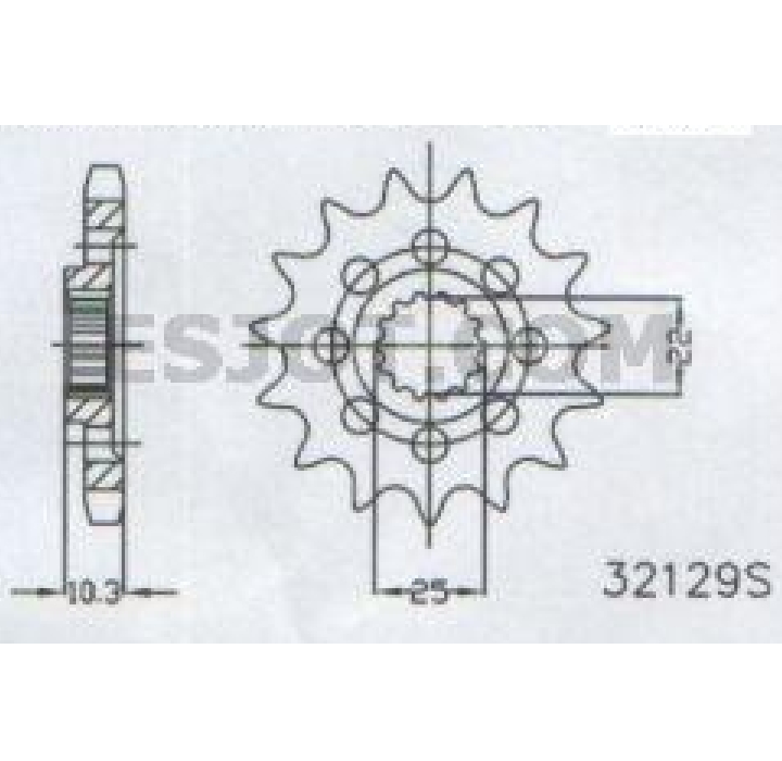 Ritzel 50 - 32129 - 15, 15Z - 520