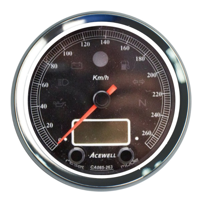 ACEWELL | Analog Tacho 260 Km/h | Digital DZM