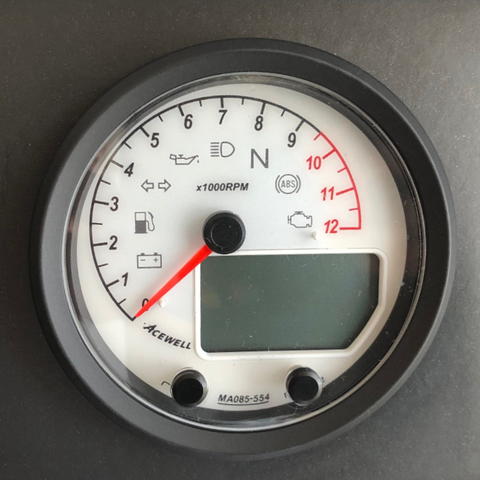 ACEWELL | Analog DZM 12000rpm | Digital Tacho