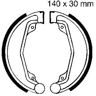 H309 | EBC |  Premium Bremsbacken