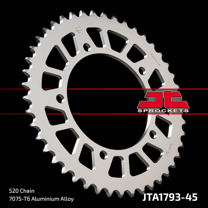Kettenrad ALU 45Z  |  520 BLK