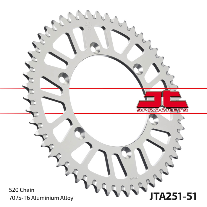 Kettenrad ALU 51Z  |  520 SI