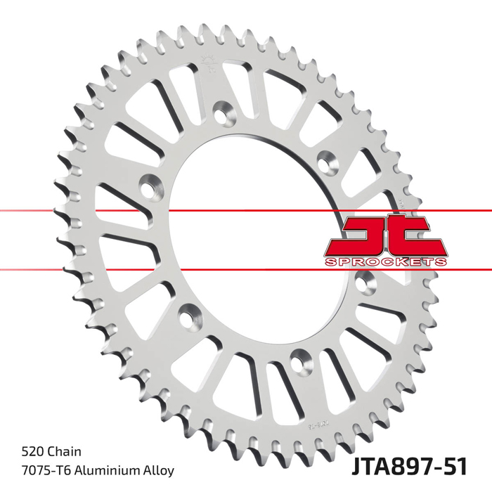 Kettenrad ALU 51Z  |  520 SI
