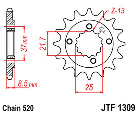 Ritzel 16Z  |  520