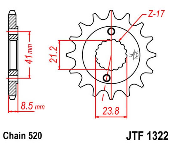 Ritzel 13Z  |  520