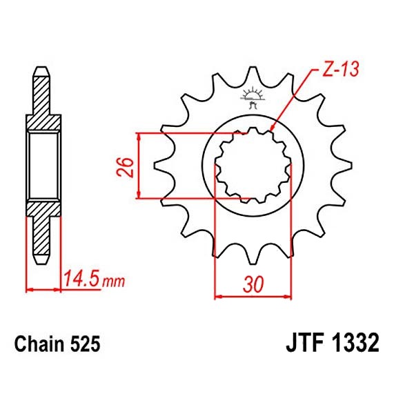 Ritzel 15Z  |  525