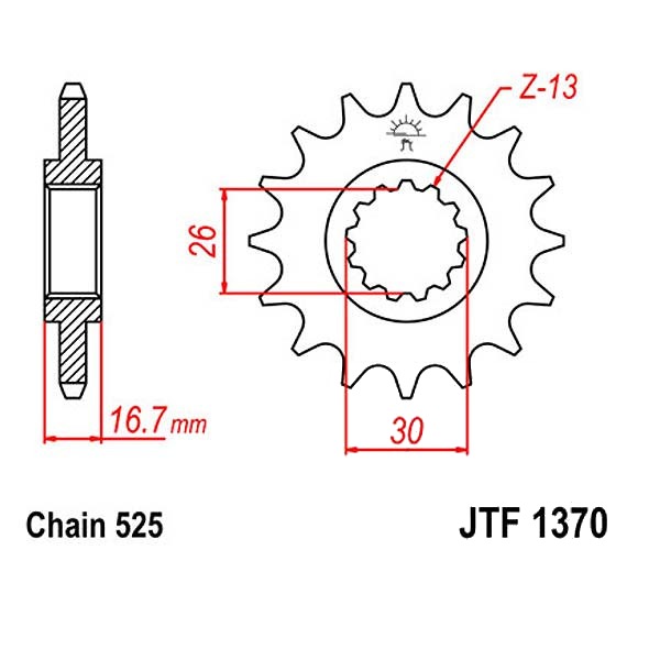Ritzel 16Z  |  525