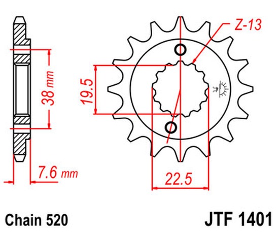 Ritzel 16Z  |  520