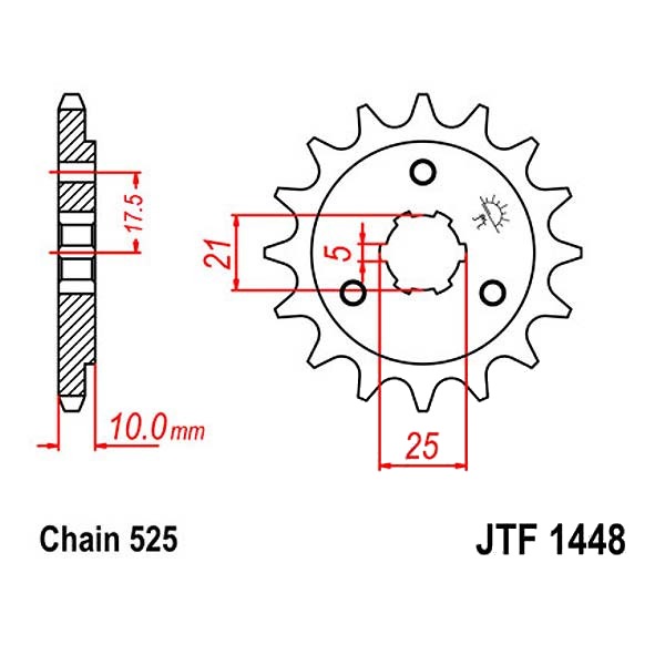 Ritzel 14Z  |  525