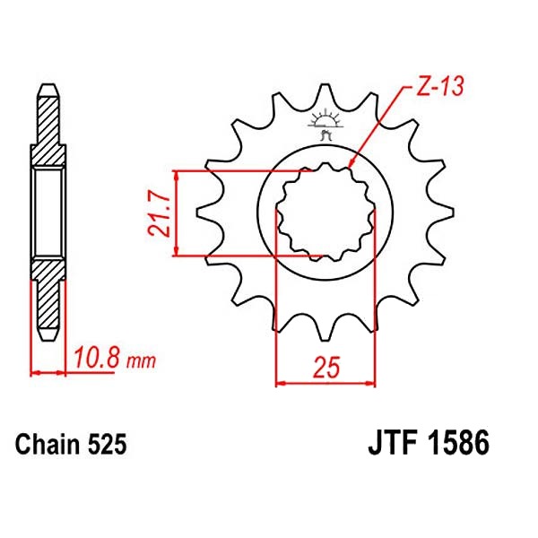 Ritzel 16Z  |  525