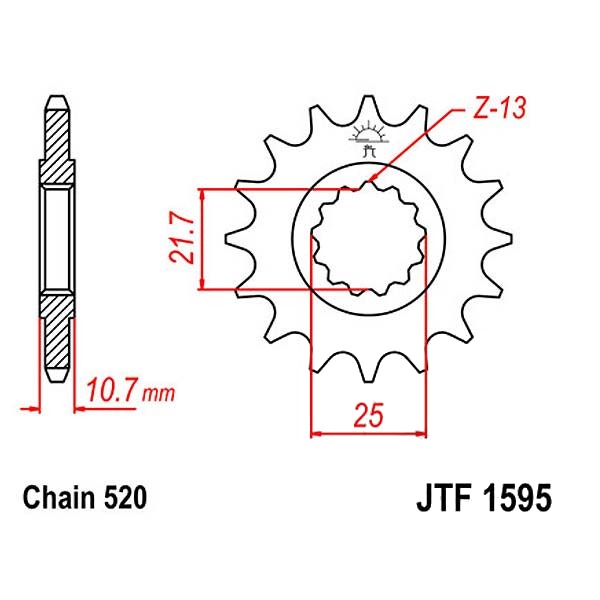 Ritzel 15Z  |  520