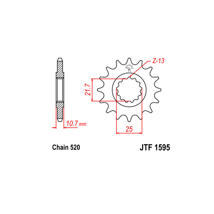 Ritzel 15Z  |  520