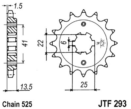 Ritzel 14Z  |  525