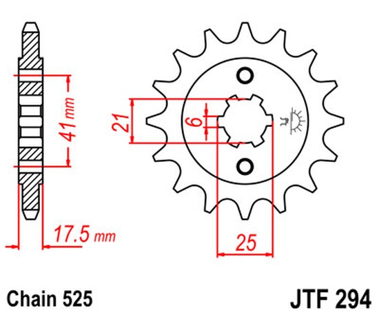 Ritzel 14Z  |  525