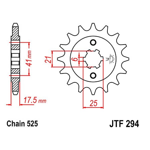 Ritzel 14Z  |  525