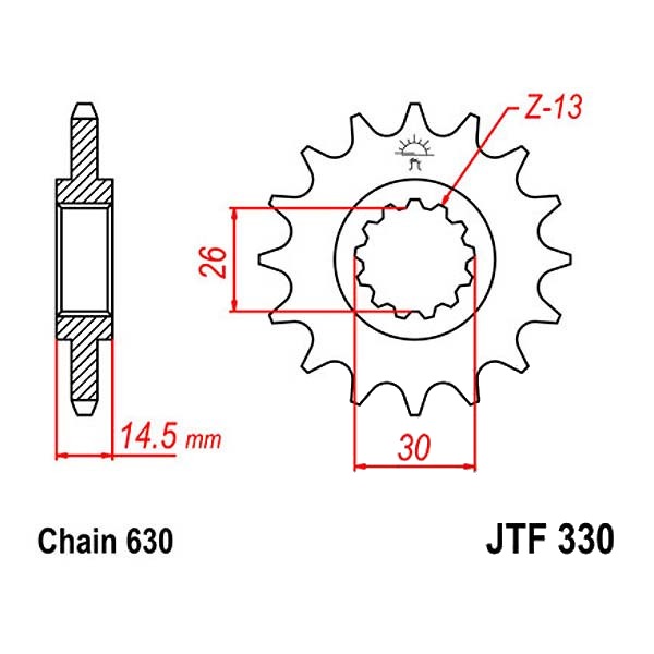 Ritzel 15Z  |  630