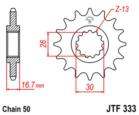 Ritzel 14Z  |  530