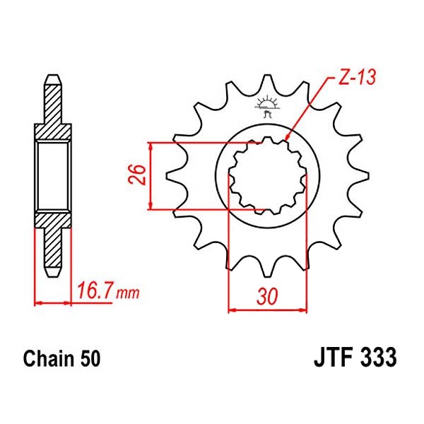 Ritzel 14Z  |  530