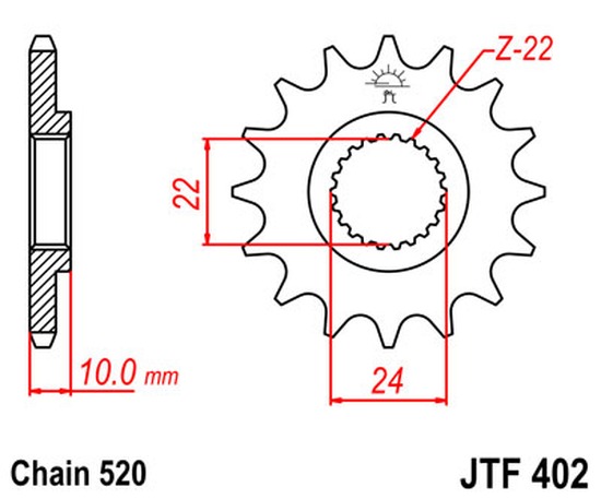 Ritzel 13Z  |  520