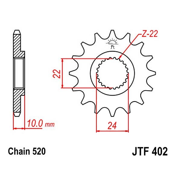 Ritzel 17Z  |  520