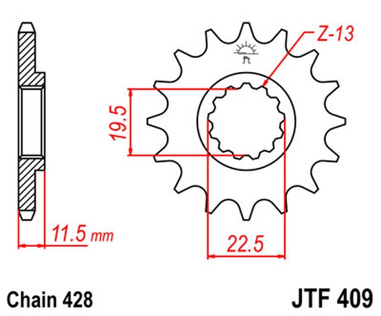 Ritzel 15Z  |  428