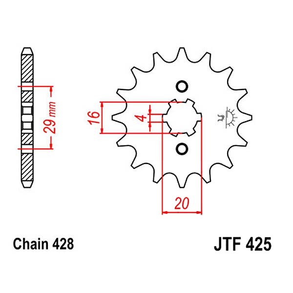 Ritzel 17Z  |  428