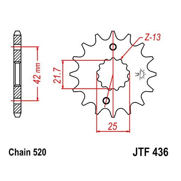 Ritzel 13Z  |  520