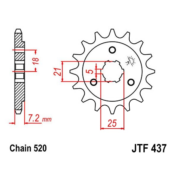 Ritzel 14Z  |  520