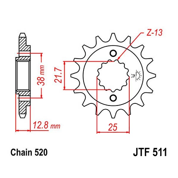 Ritzel 15Z  |  520