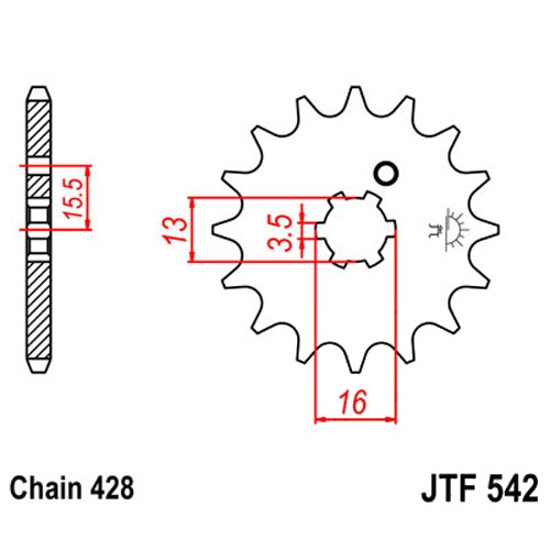 Ritzel 13Z  |  428