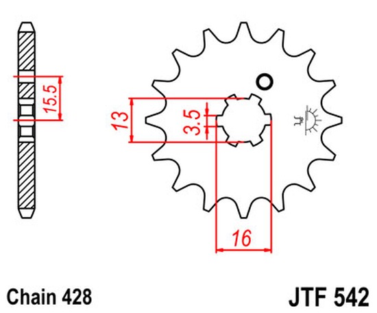 Ritzel 13Z  |  428