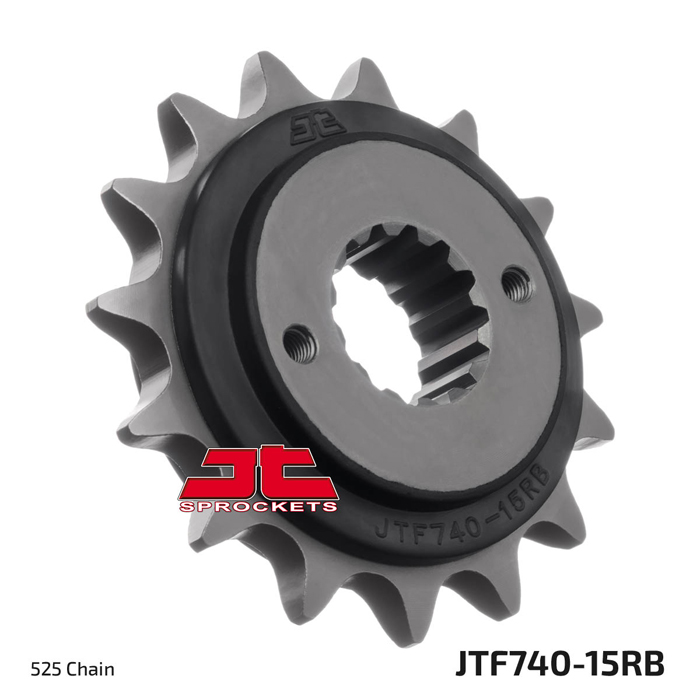 Ritzel 15Z  |  525 | Gummiert