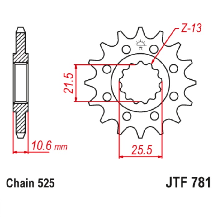 Ritzel 190500-14 | 14Z  |  525