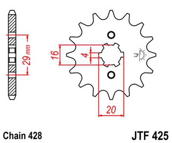 Kettenrad 39Z  |  520 SI