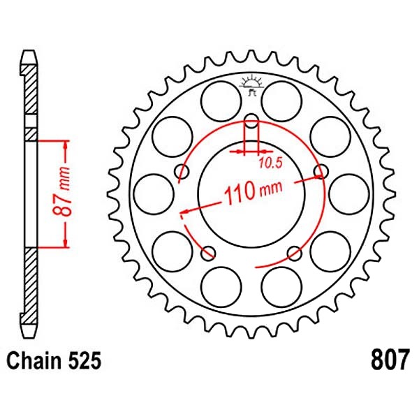 Kettenrad 48Z  |  525 SI