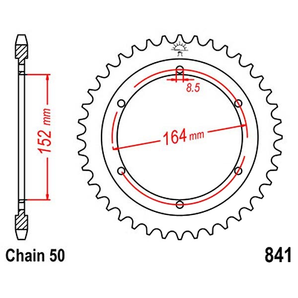 Kettenrad 42Z  |  530 SI