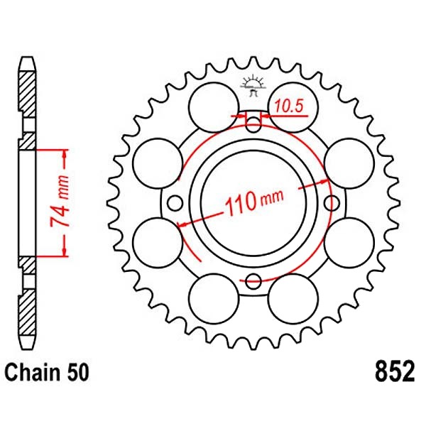 Kettenrad 41Z  |  530 SI