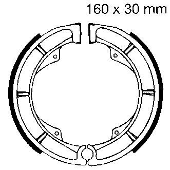 S606 | EBC |  Premium Bremsbacken