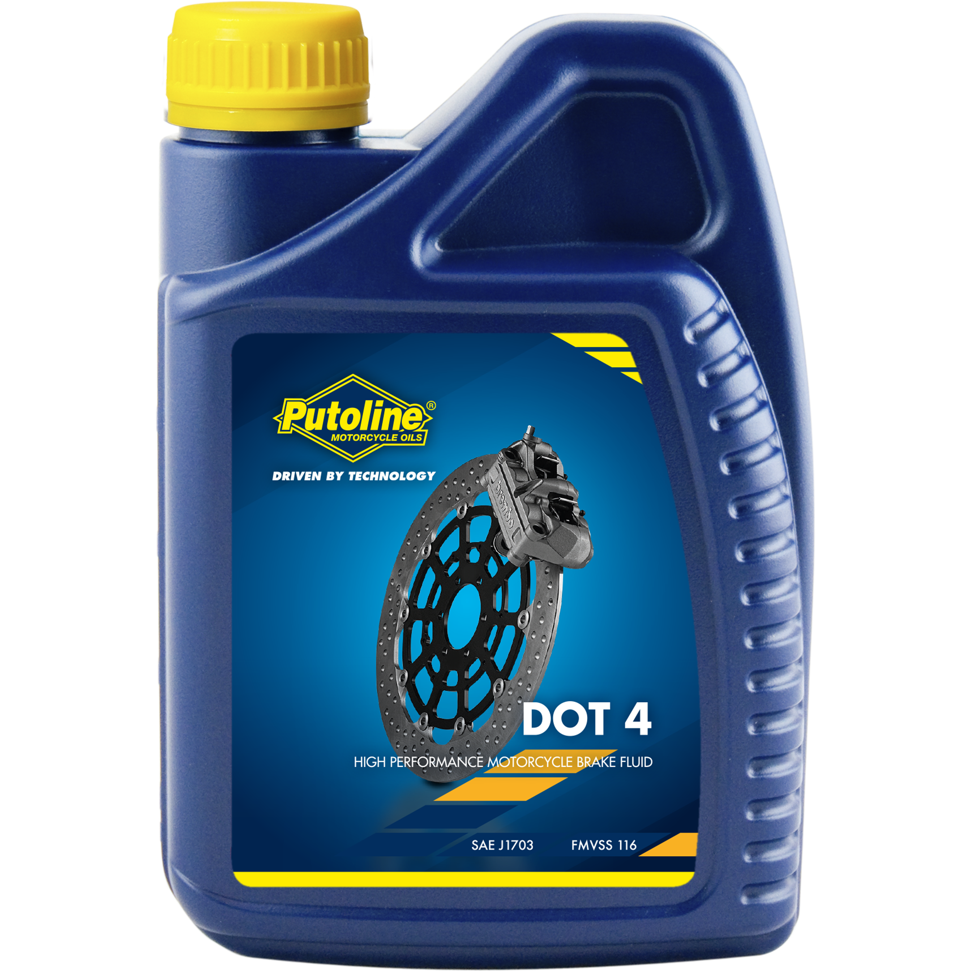 Putoline Bremsflüssigkeit DOT-4 1 Liter Flasche synthetisch
