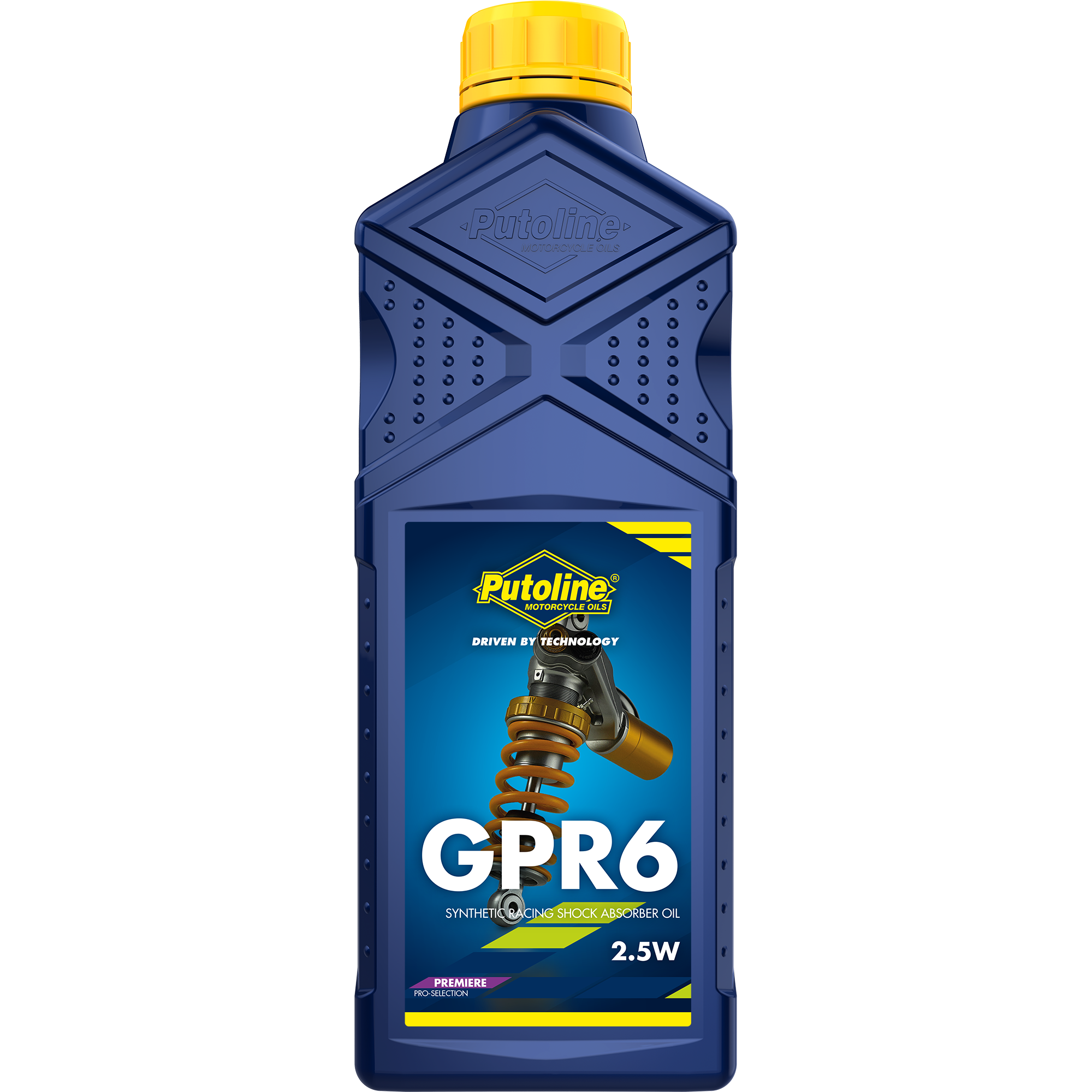Putoline Stoßdämpfer-Spezialöl GPR6 2.5W 1 Liter Flasche synthetisch