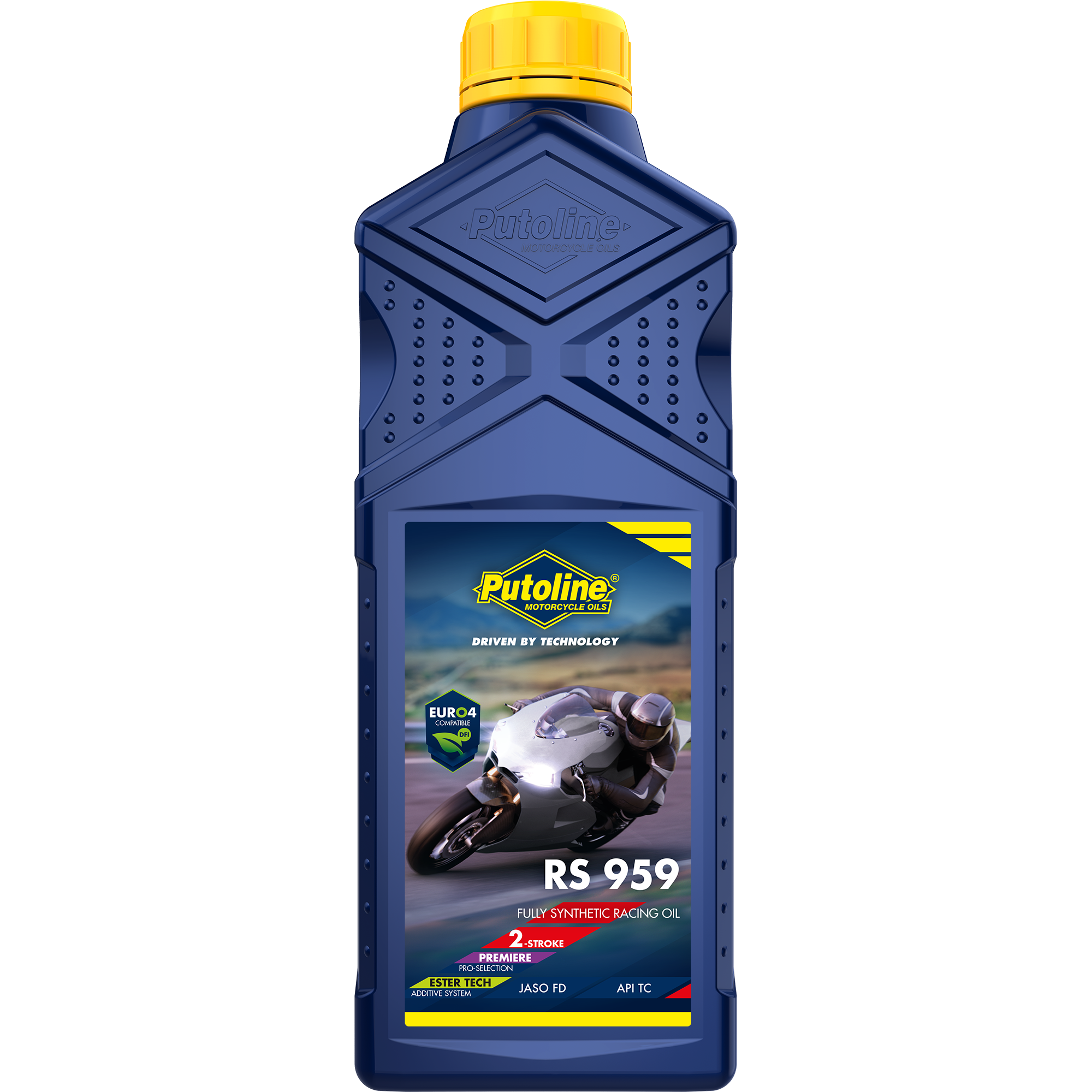Putoline Motoröl EsterTech RS 959 2T 1 Liter Flasche / API TC, JASO FD, ISO-L-EGD synthetisch