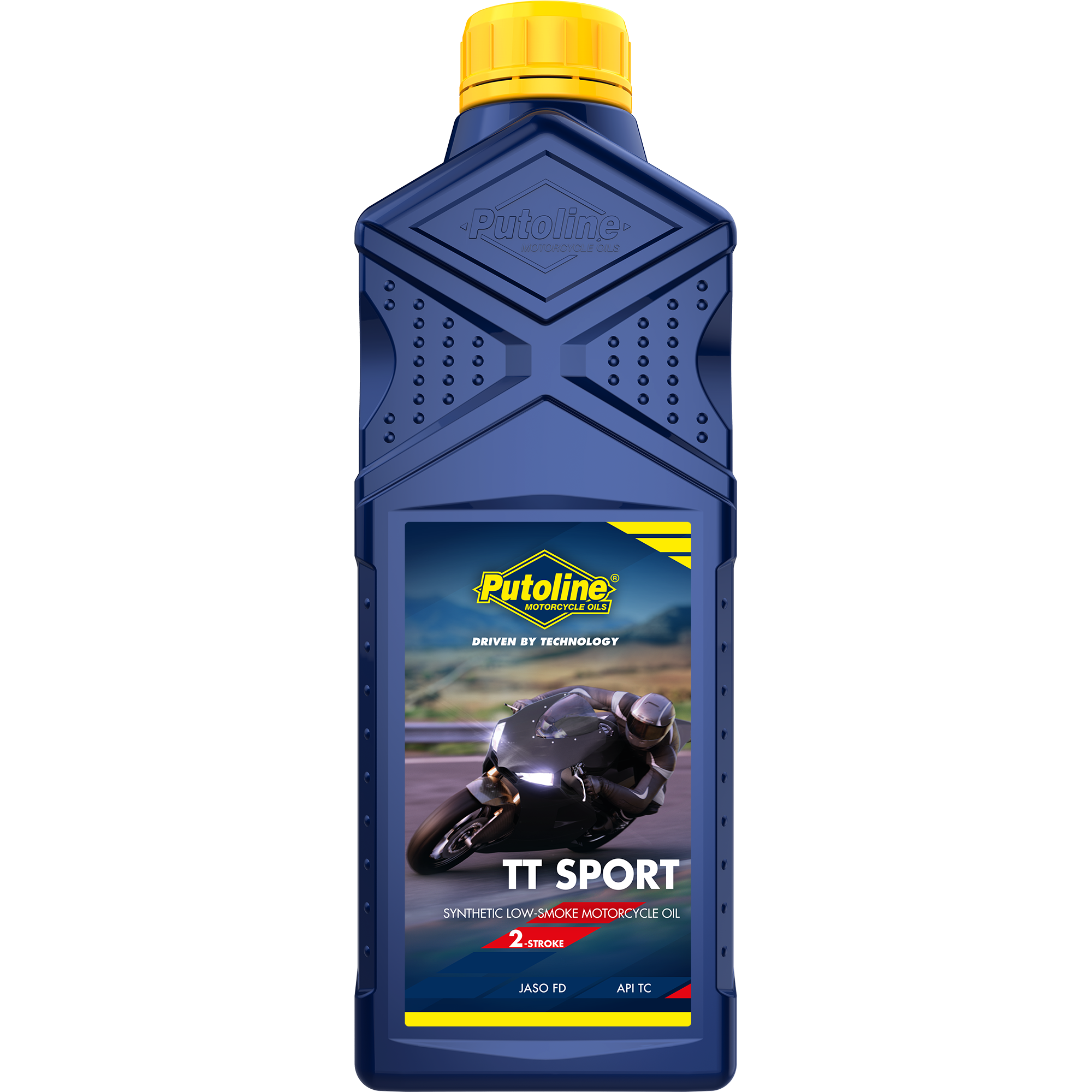 Putoline Motoröl TT Sport 2T 1 Liter Flasche / API TC, JASO FD, ISO-L-EGD, TISI