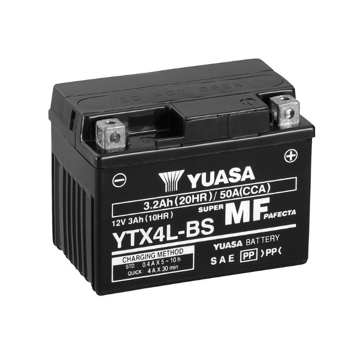 Batterie | YUASA | YTX4L-BS | 3 AH | MF